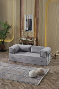 Relax 200cm Kanepe, Fitilli Kadife, Yıkanır, Silinir, Dinlenme Koltuğu, Yatak Olabilen,
